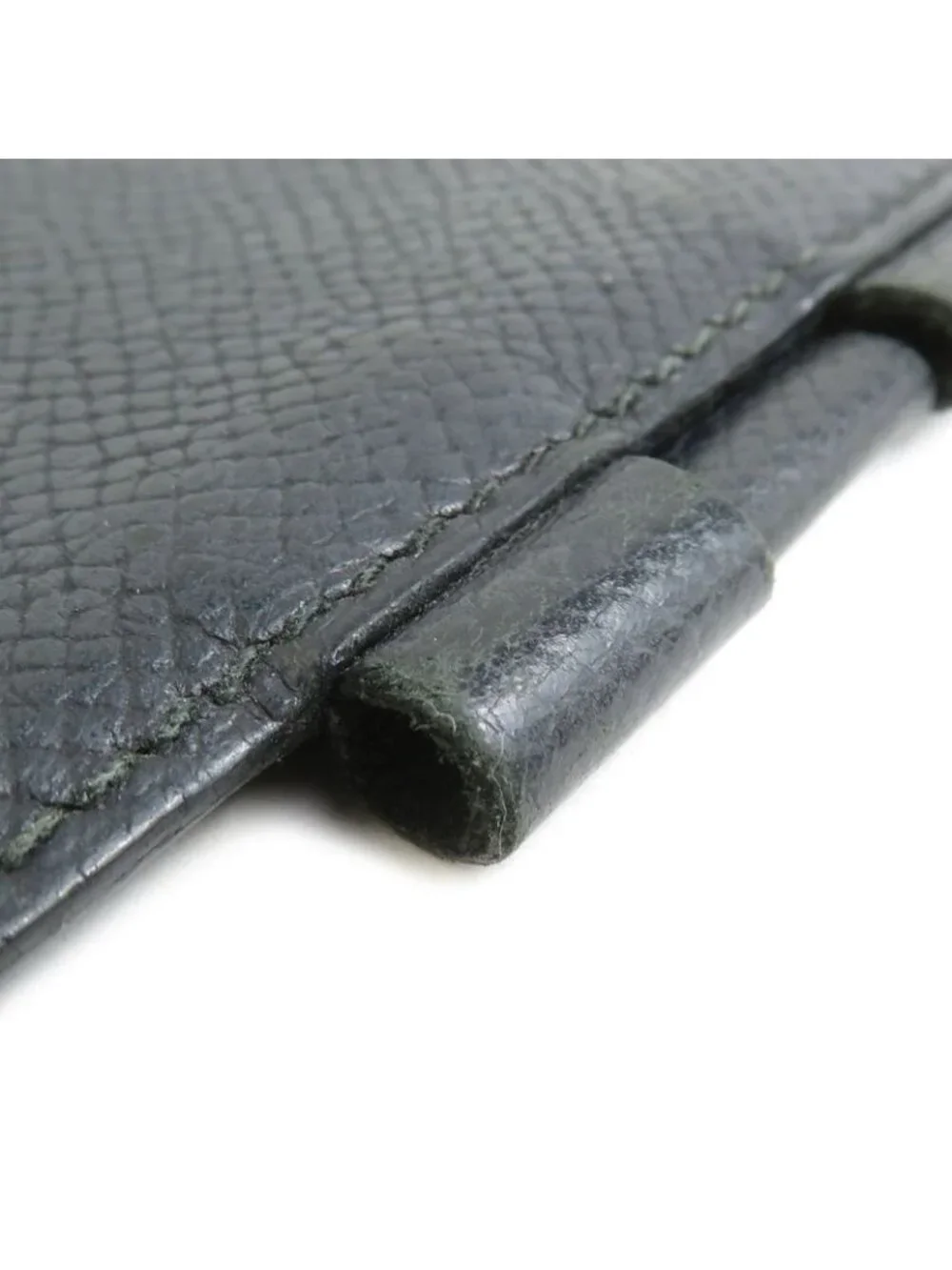 Hermes Notebook Cover Leather Black